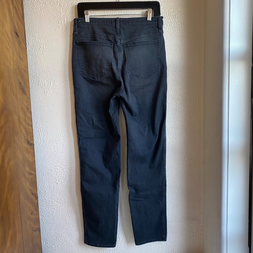 Madewell Slim Straight Leg in black "Richgrove Wash" Size 28 Tall - Picture 7 of 15